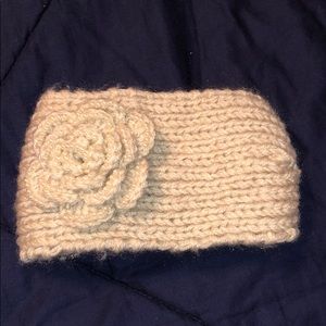 Crochet flower headband